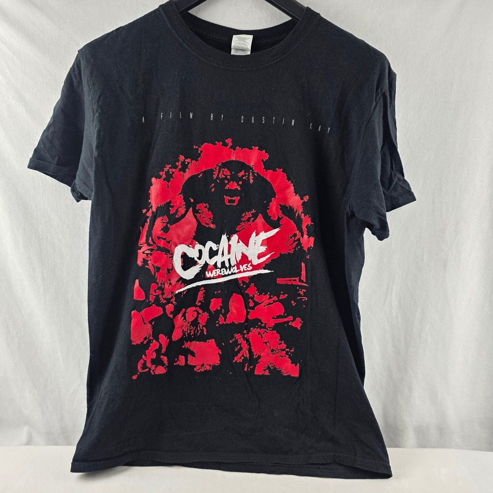 Cocaine Werewolves Dustin Kay Cult Independent Film tshirt size Lg F58